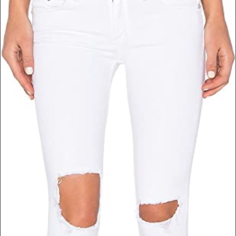 White Rag and Bone Skinny Jeans, Size 28
